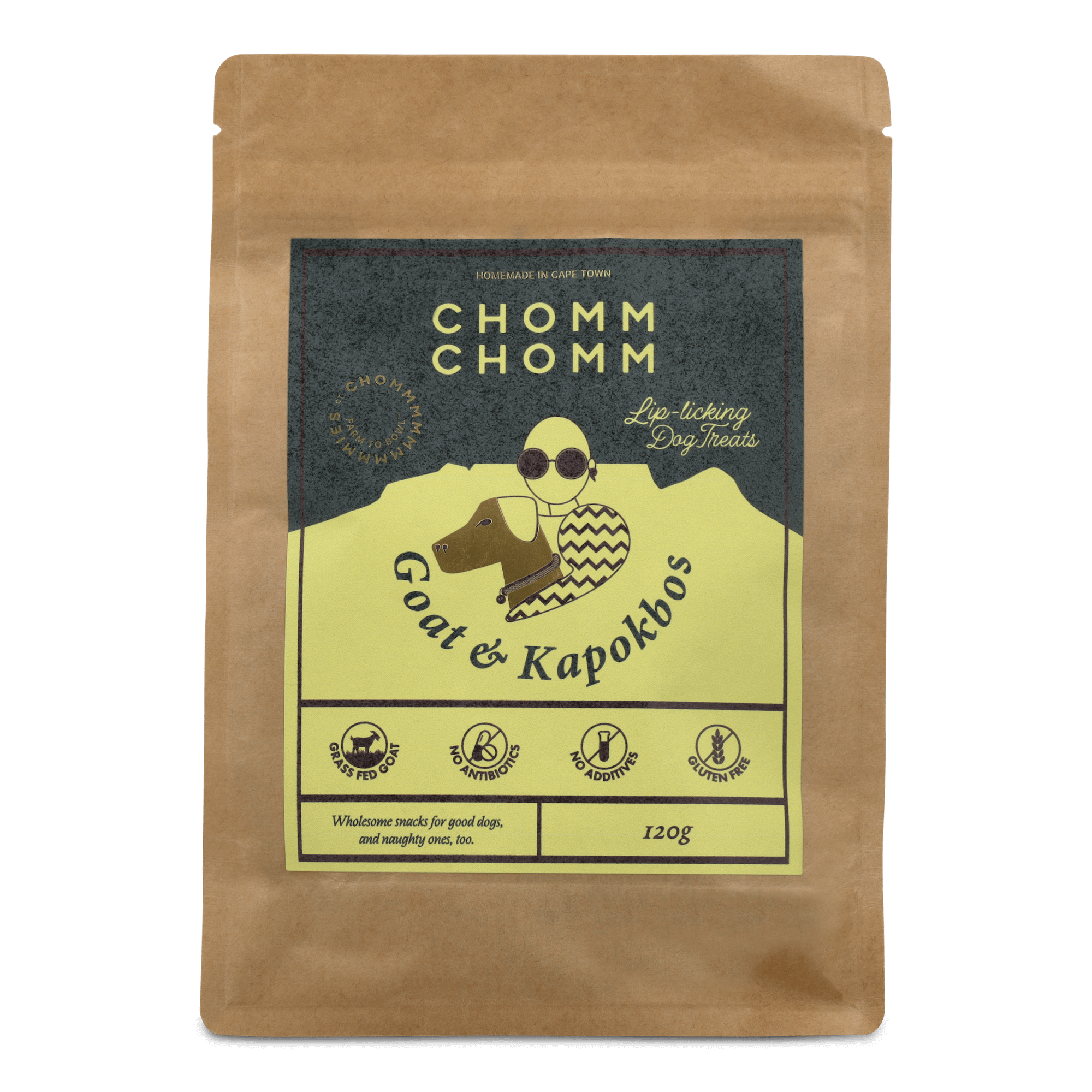 Chomm Chomm Treats | Goat & Kapokbos | 120g