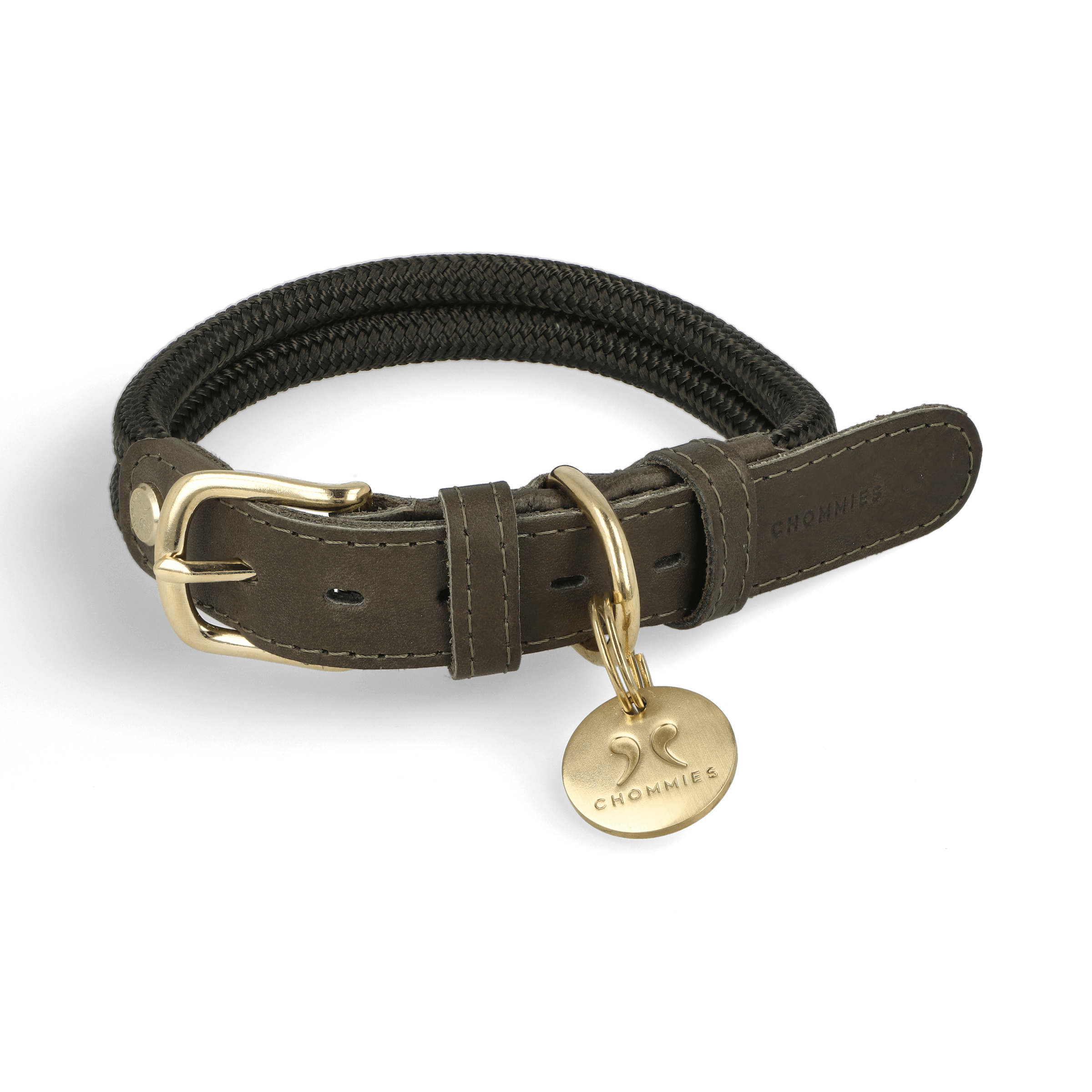 Adjustable Dog Collar | Olive Grove - Chommies