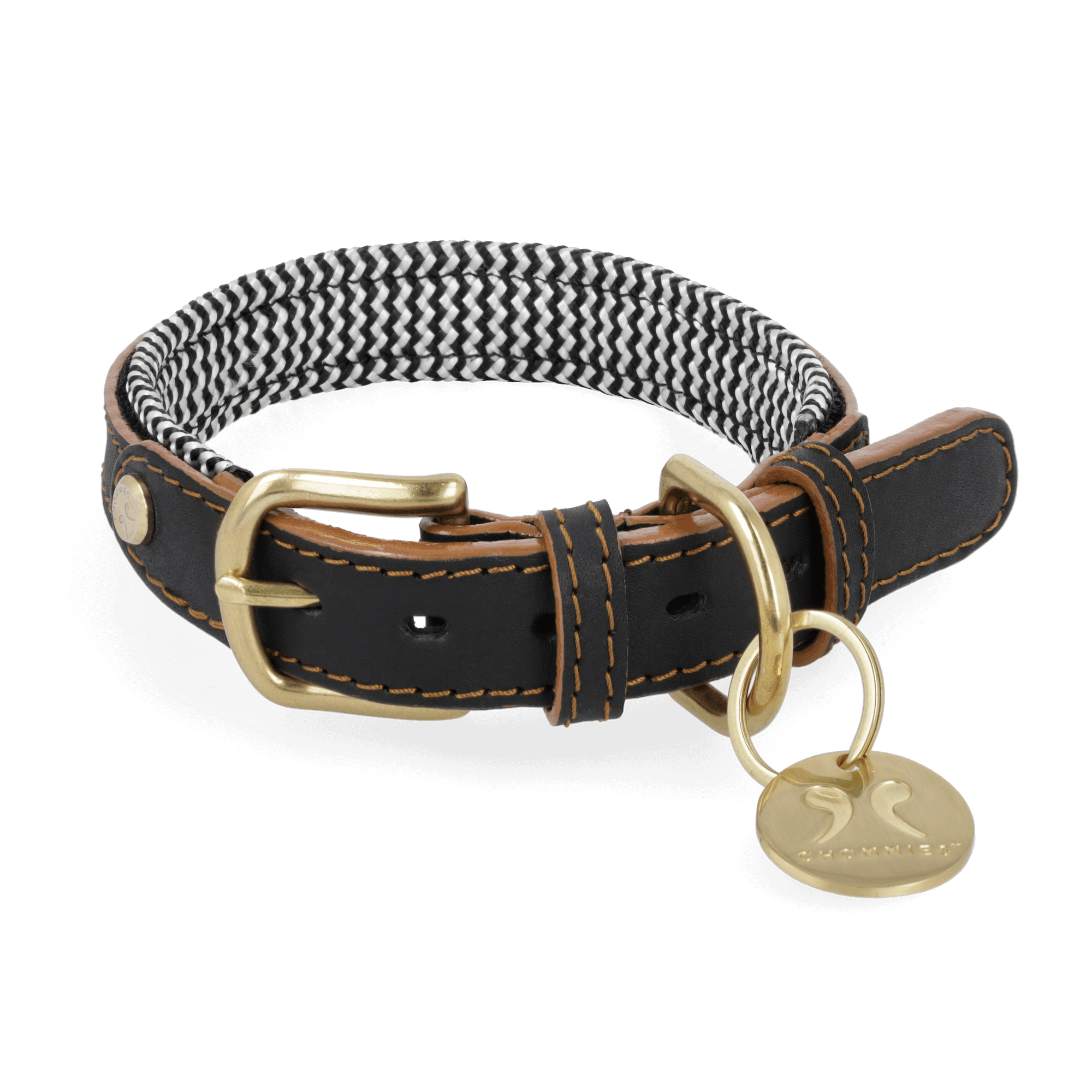 Adjustable Leather Dog Collar | Hendrix - Chommies