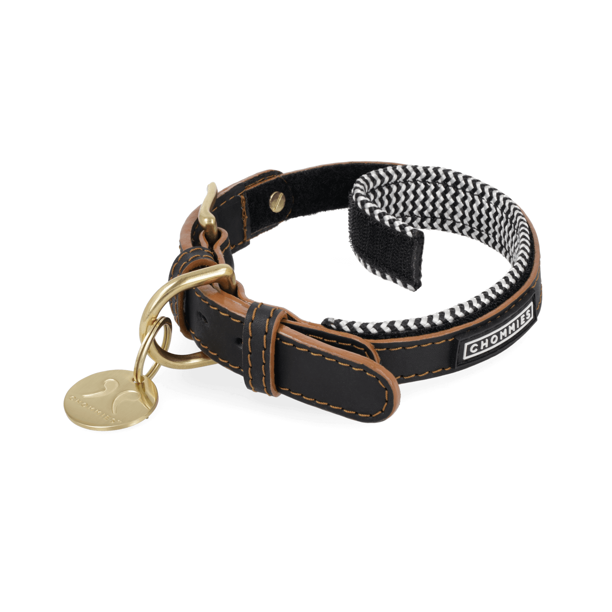 Adjustable Leather Dog Collar | Hendrix - Chommies