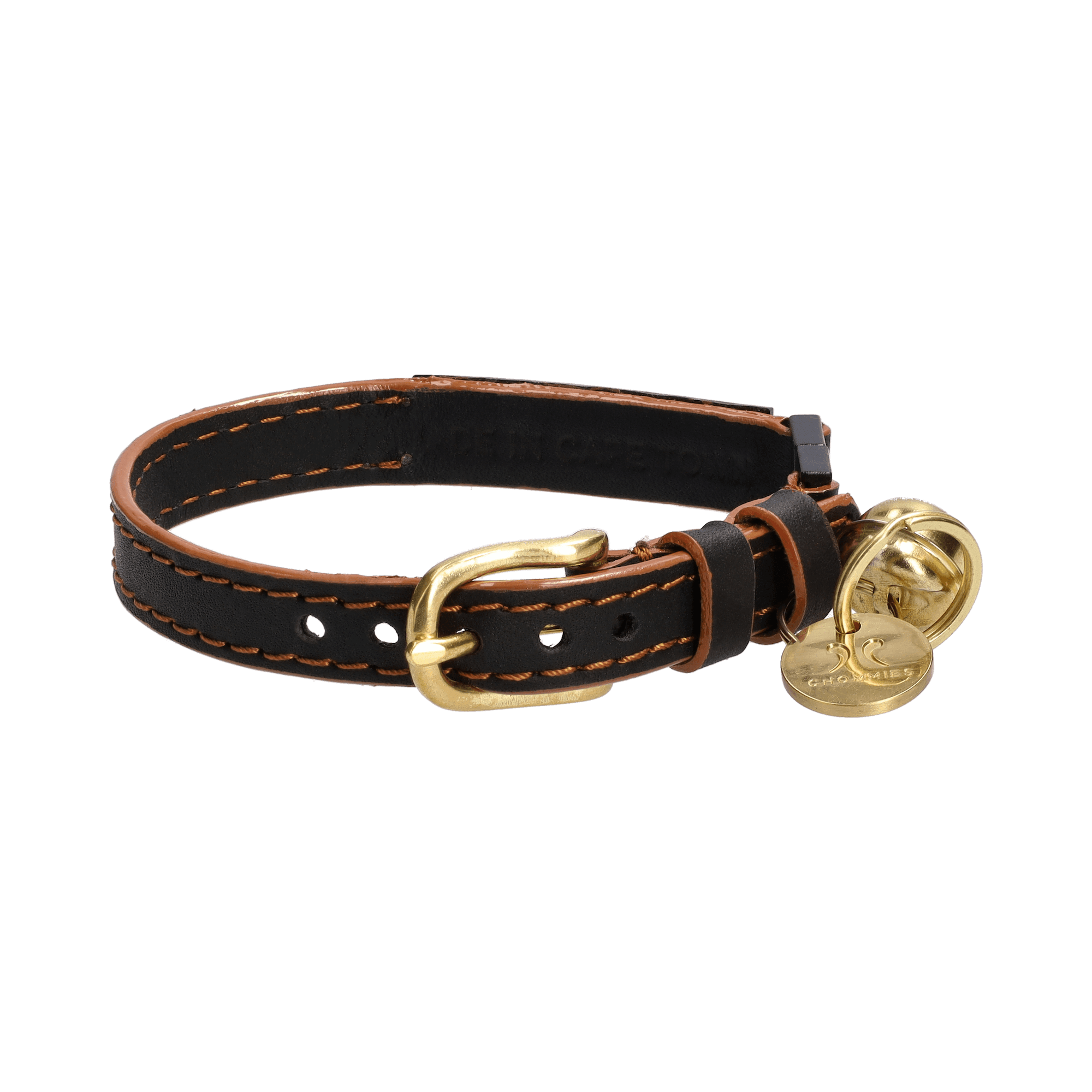 Leather cat collar with buckle hotsell