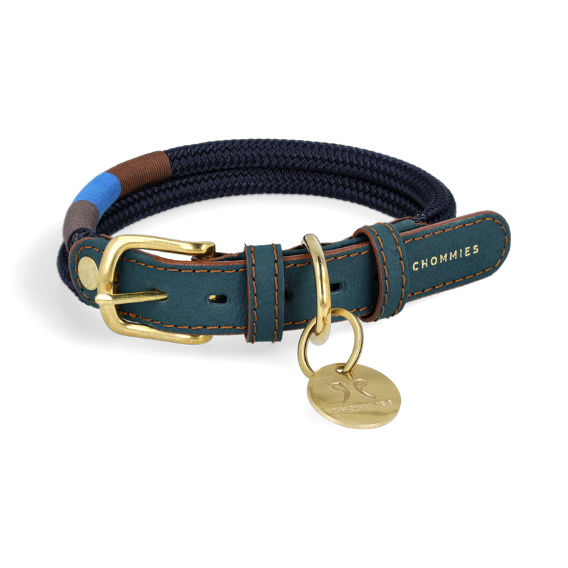 Adjustable Dog Collar | Winter with Vegan Mycelium Leather