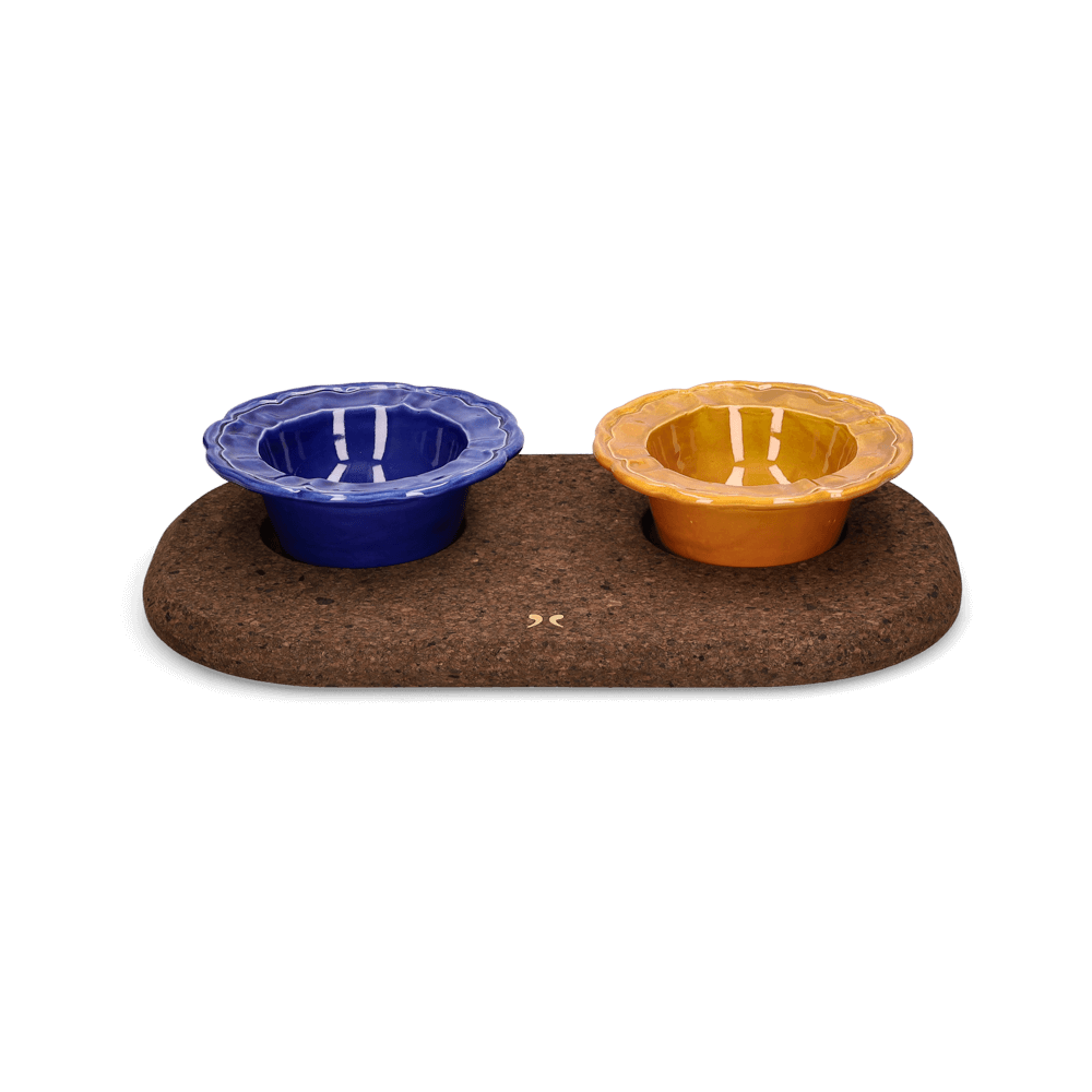 Ceramic Boujee Dog Bowl | Blue Cheese - Chommies