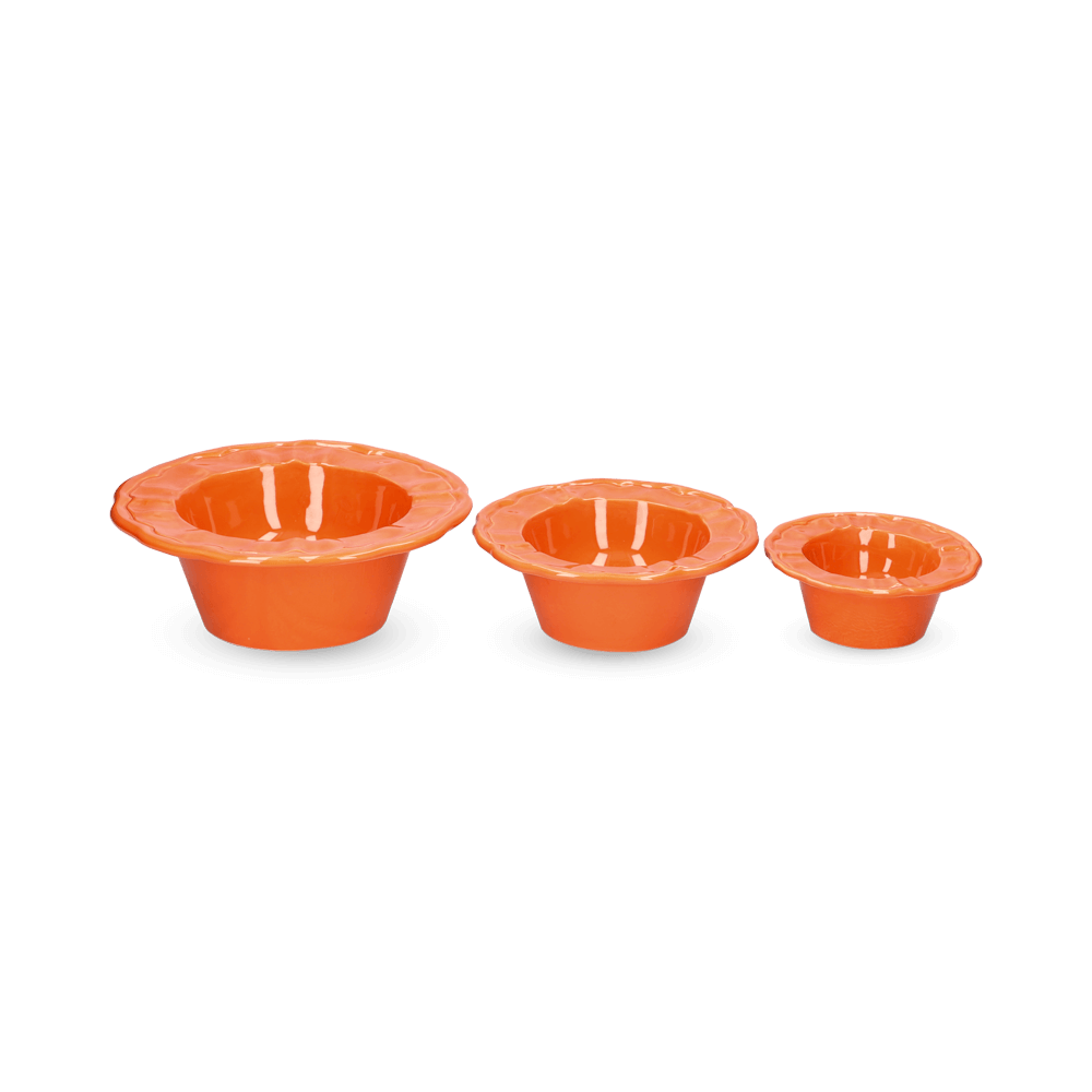 Ceramic Boujee Dog Bowl | Tangerine - Chommies