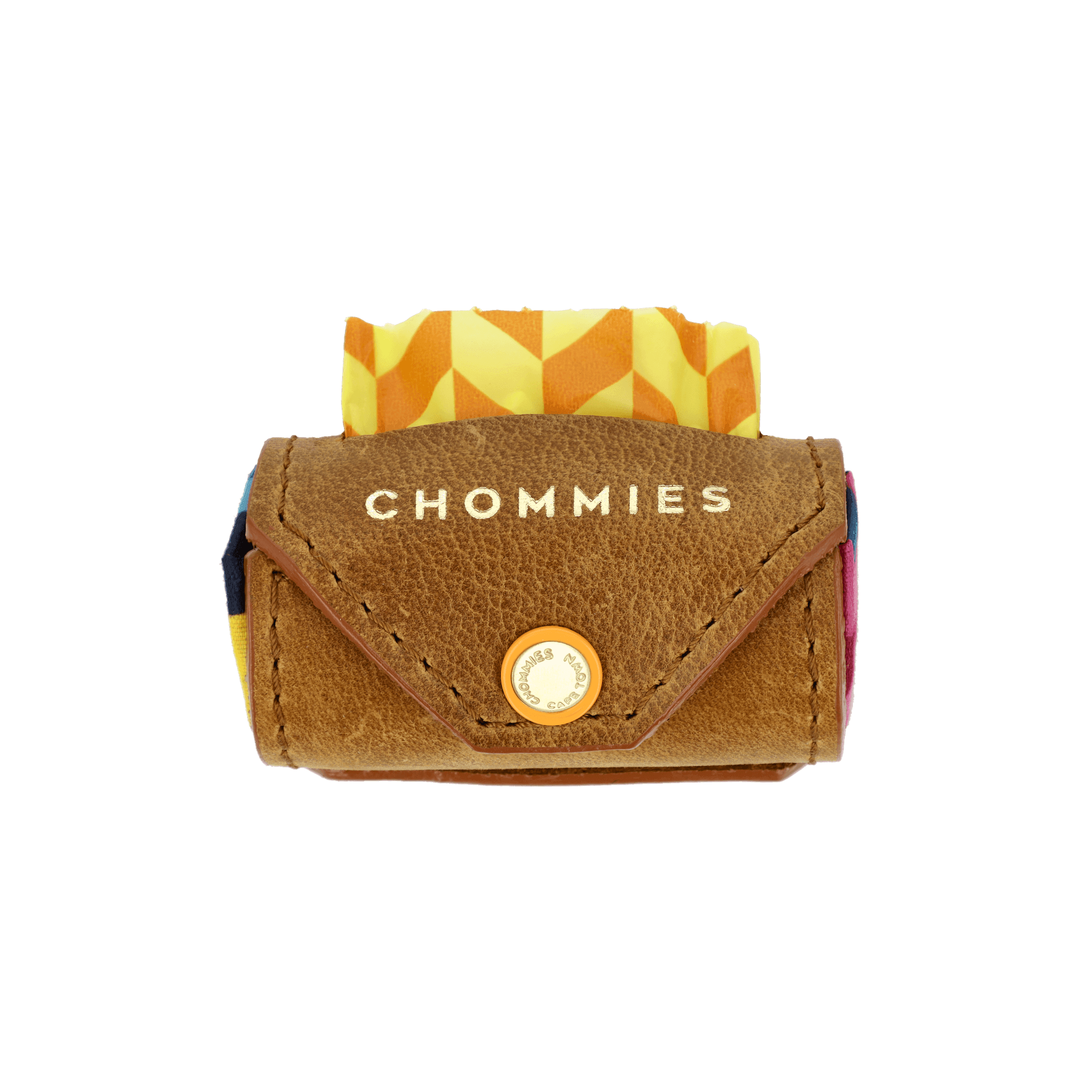 Clip - On Poo Bag Holder | Cognac - Chommies