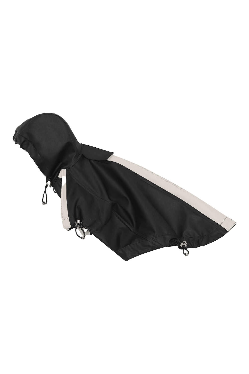 Dog Rain Coat | Black | For Small Dog Breeds - Chommies