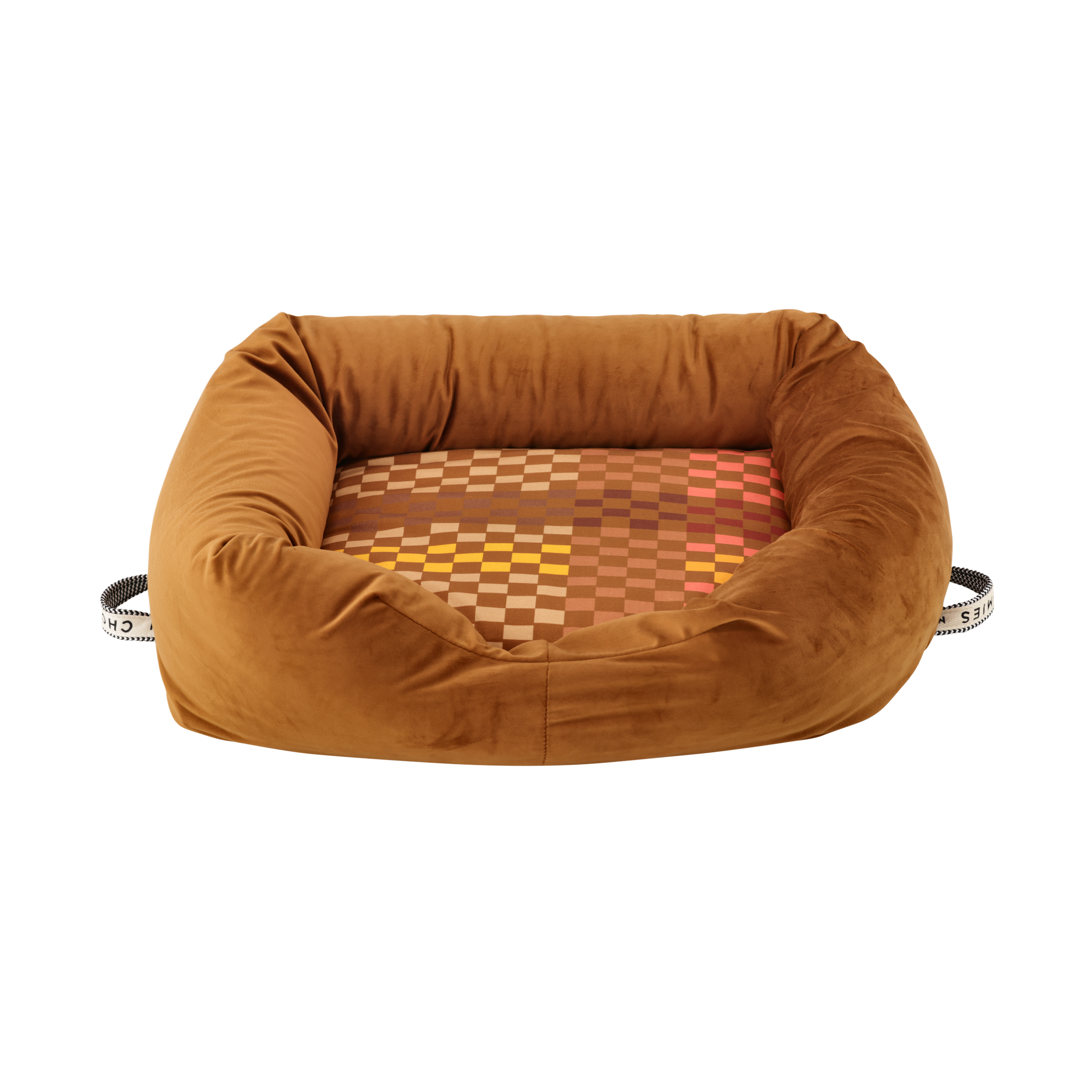 Velvet Dog Bed | Amber