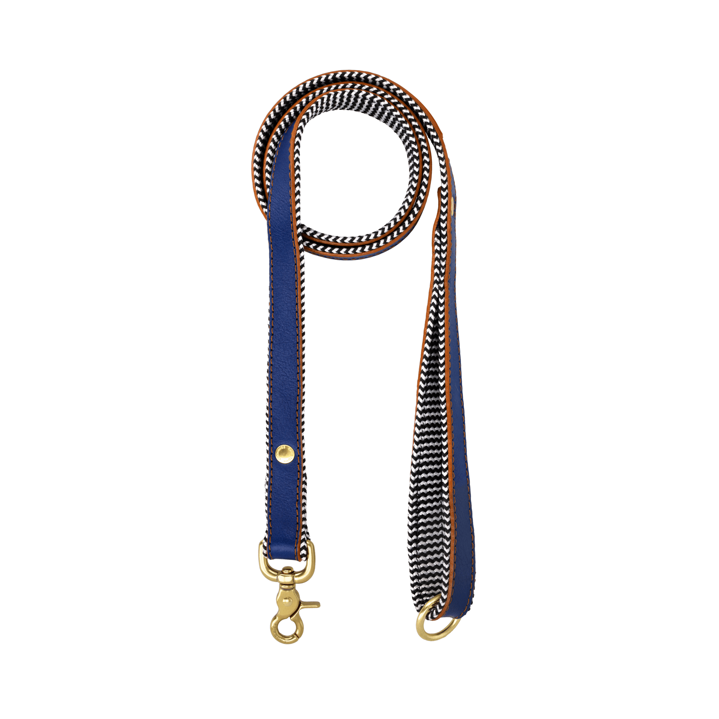 Everyday Leather Dog Leash | Blue Snoop - Chommies