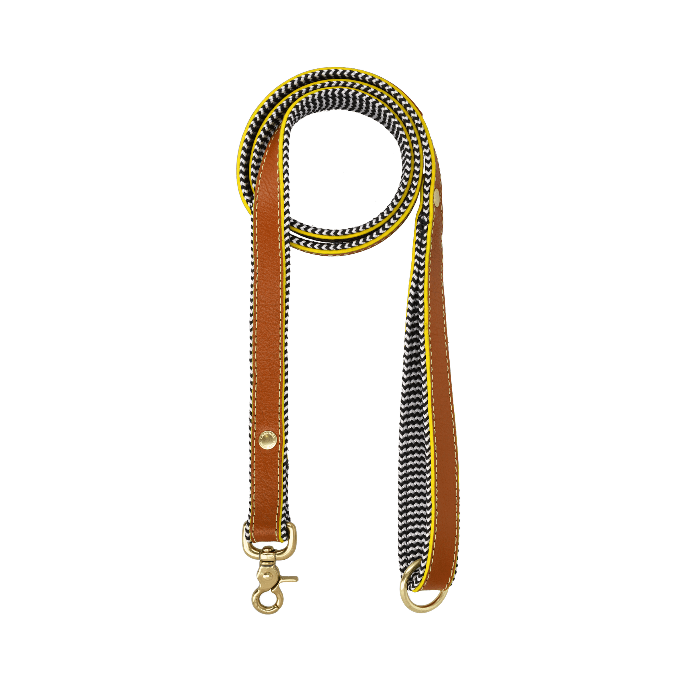 Chommies Everyday Leather Dog Leash | Cognac West