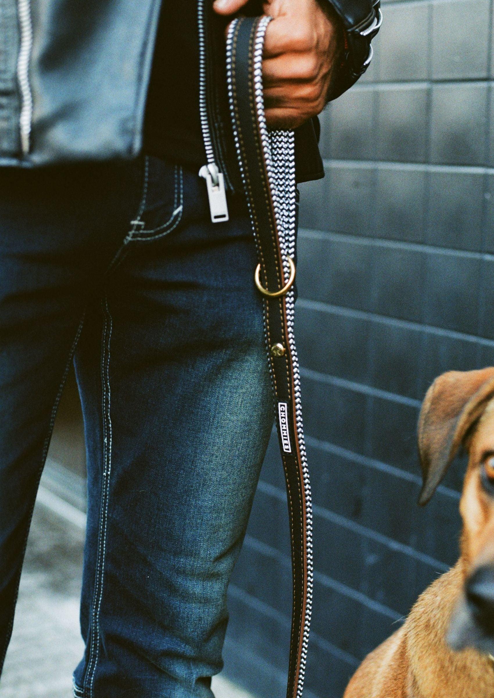 Chommies Everyday Leather Dog Leash | Hendrix