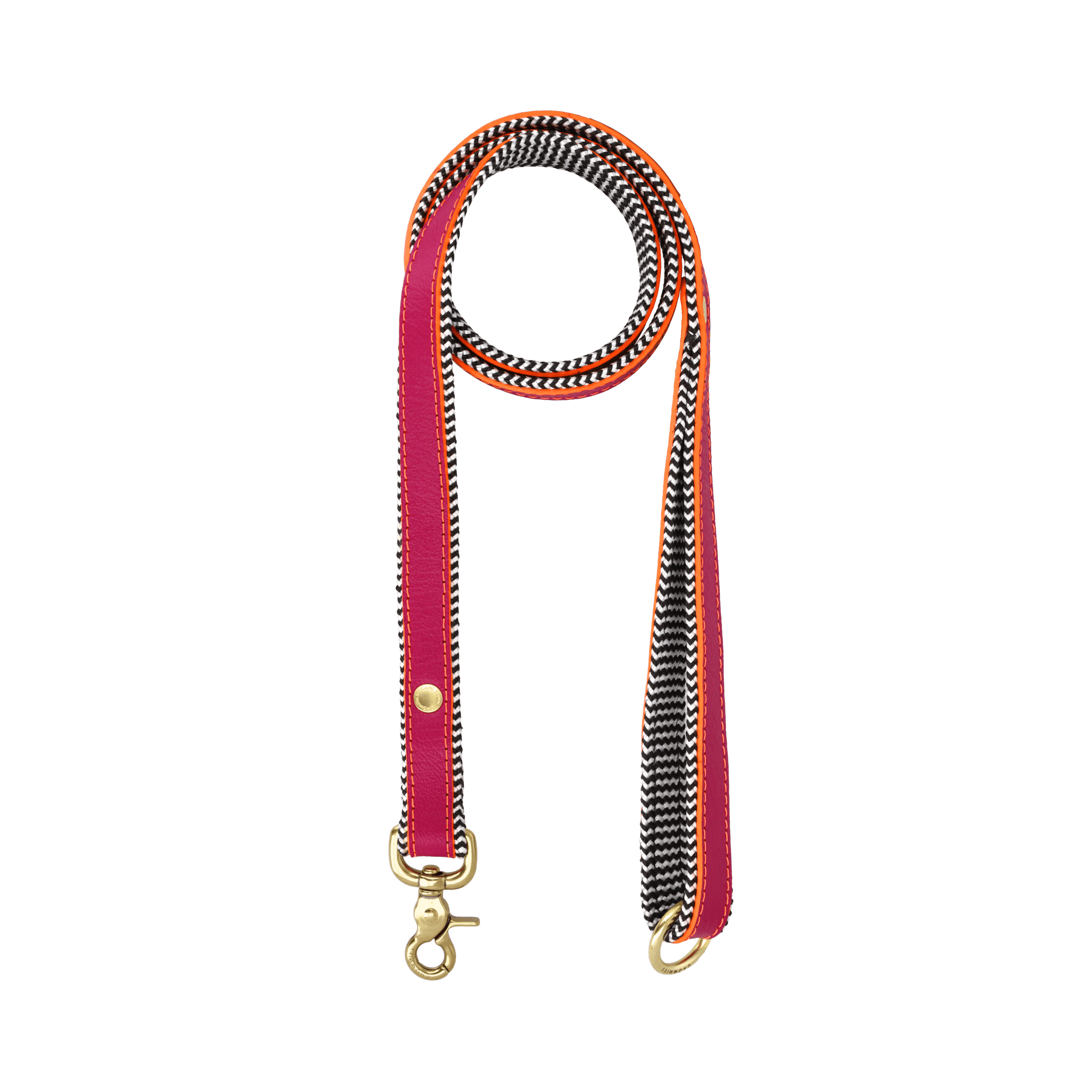 Everyday Leather Dog Leash | Pink Lizzo - Chommies