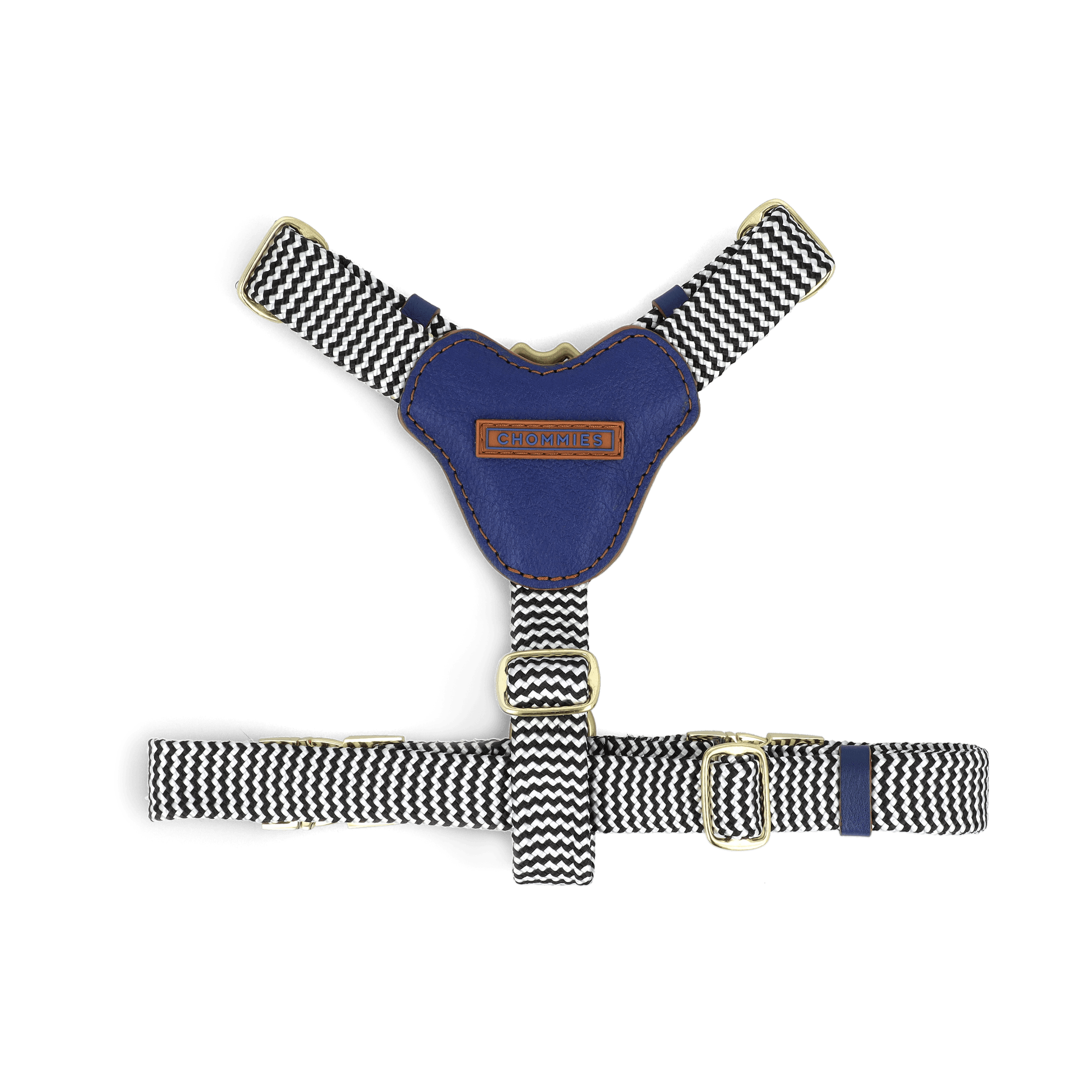 Chommies Leather Dog Harness | Blue Snoop