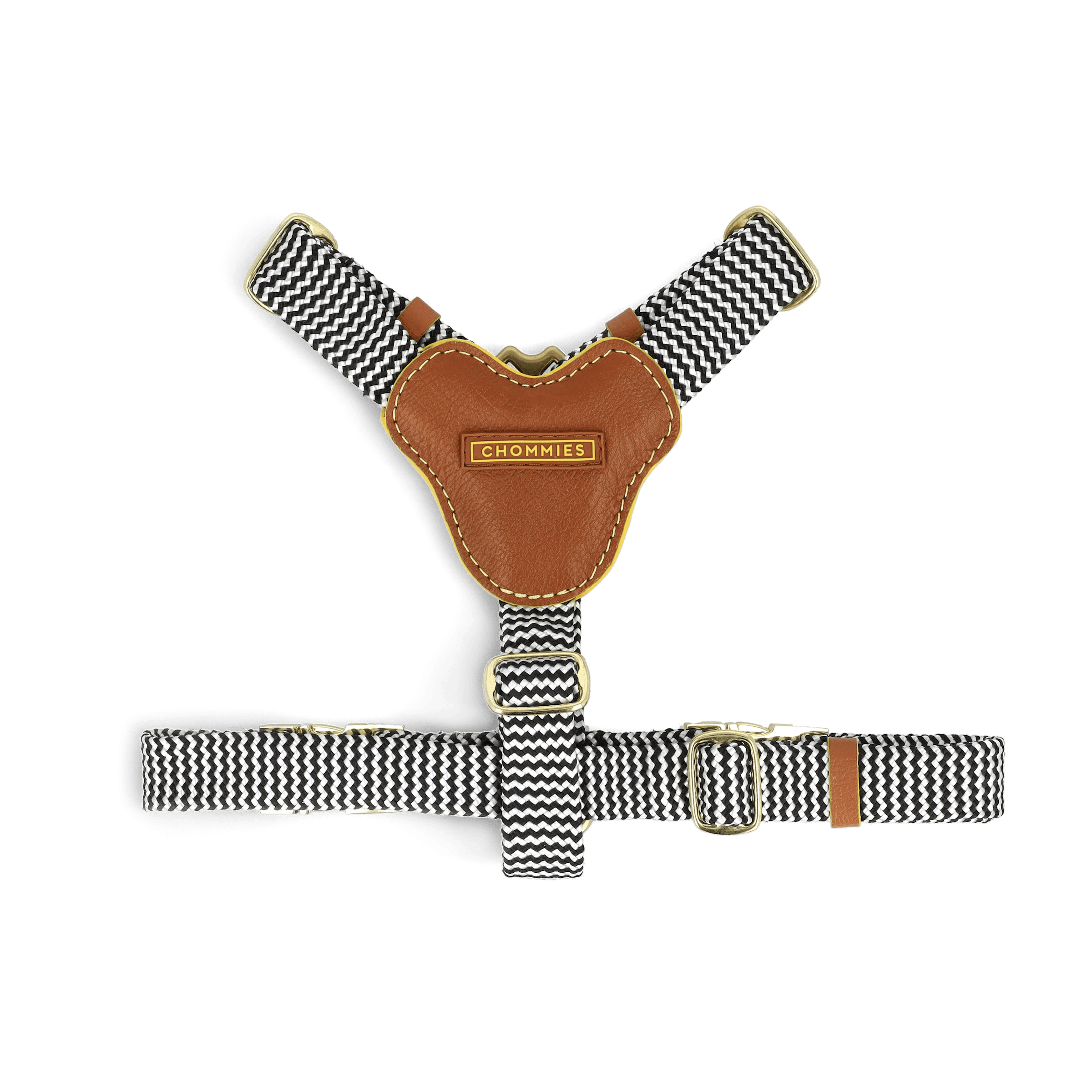 Chommies Leather Dog Harness | Cognac West