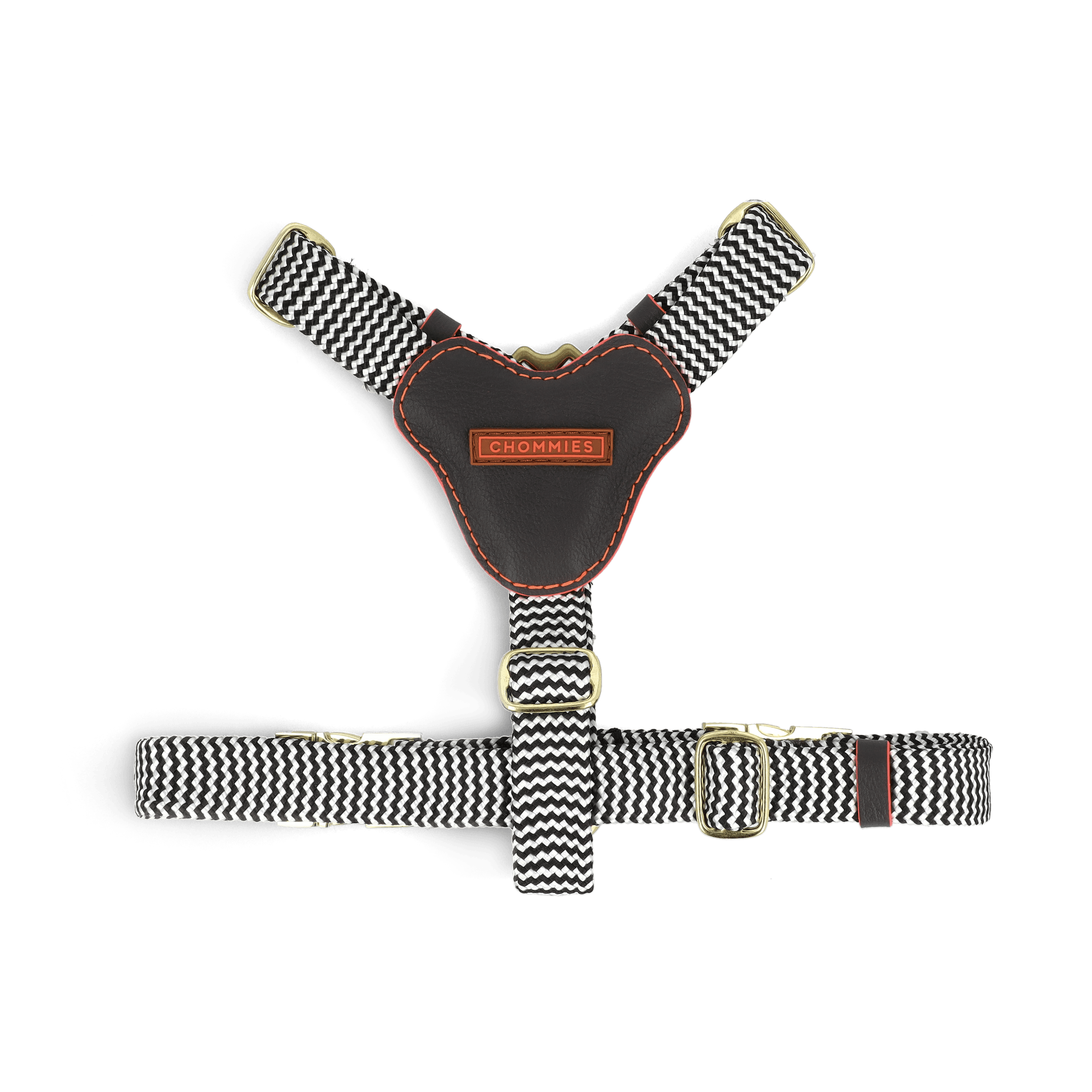 Leather Dog Harness | Grey Z - Chommies