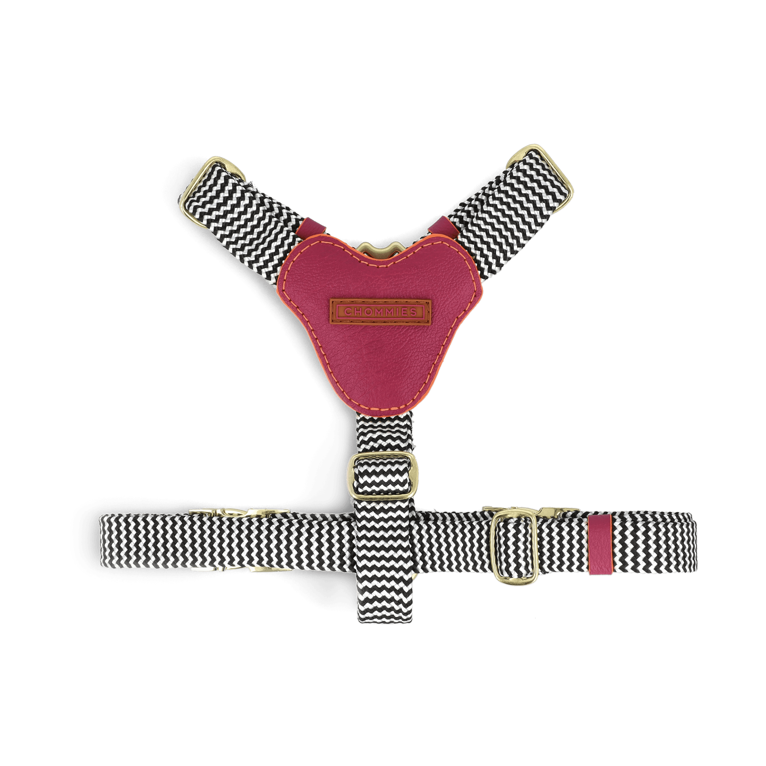 Chommies Leather Dog Harness | Pink Lizzo