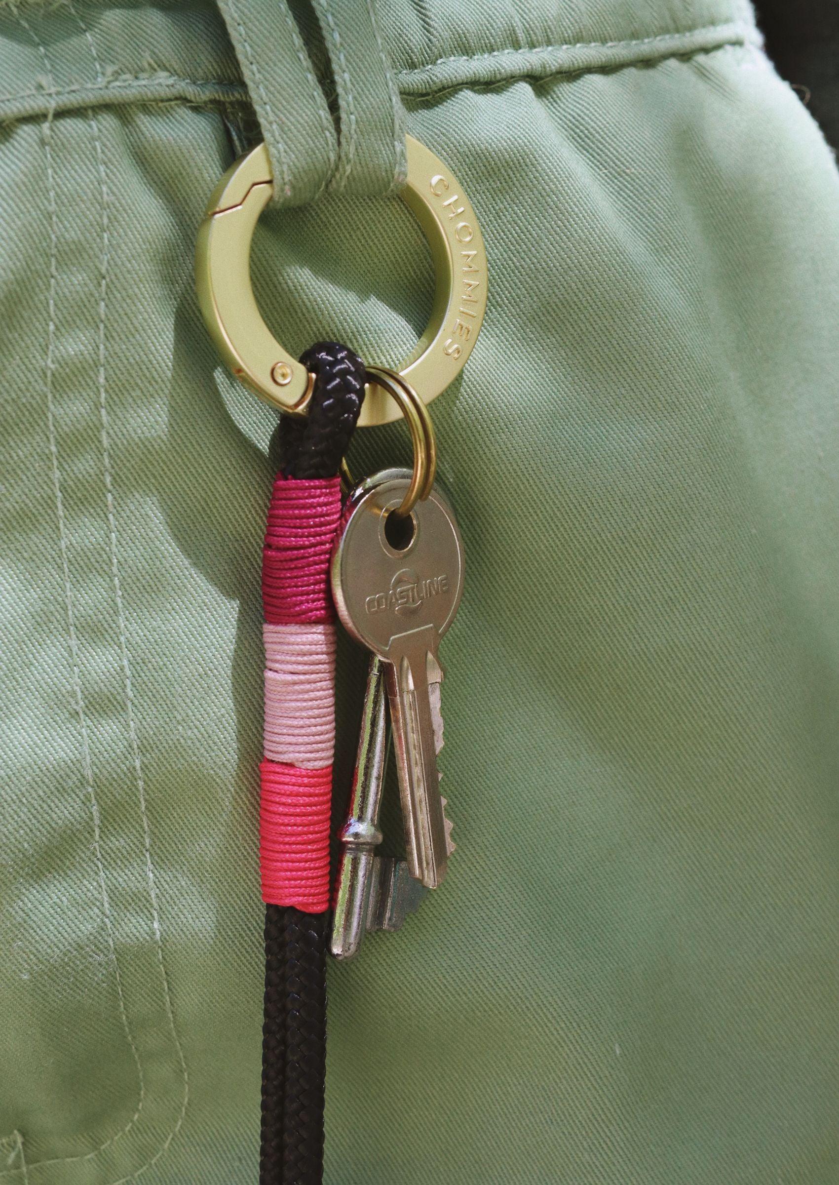 Sports Keyring | Pink Acid on Black - Chommies