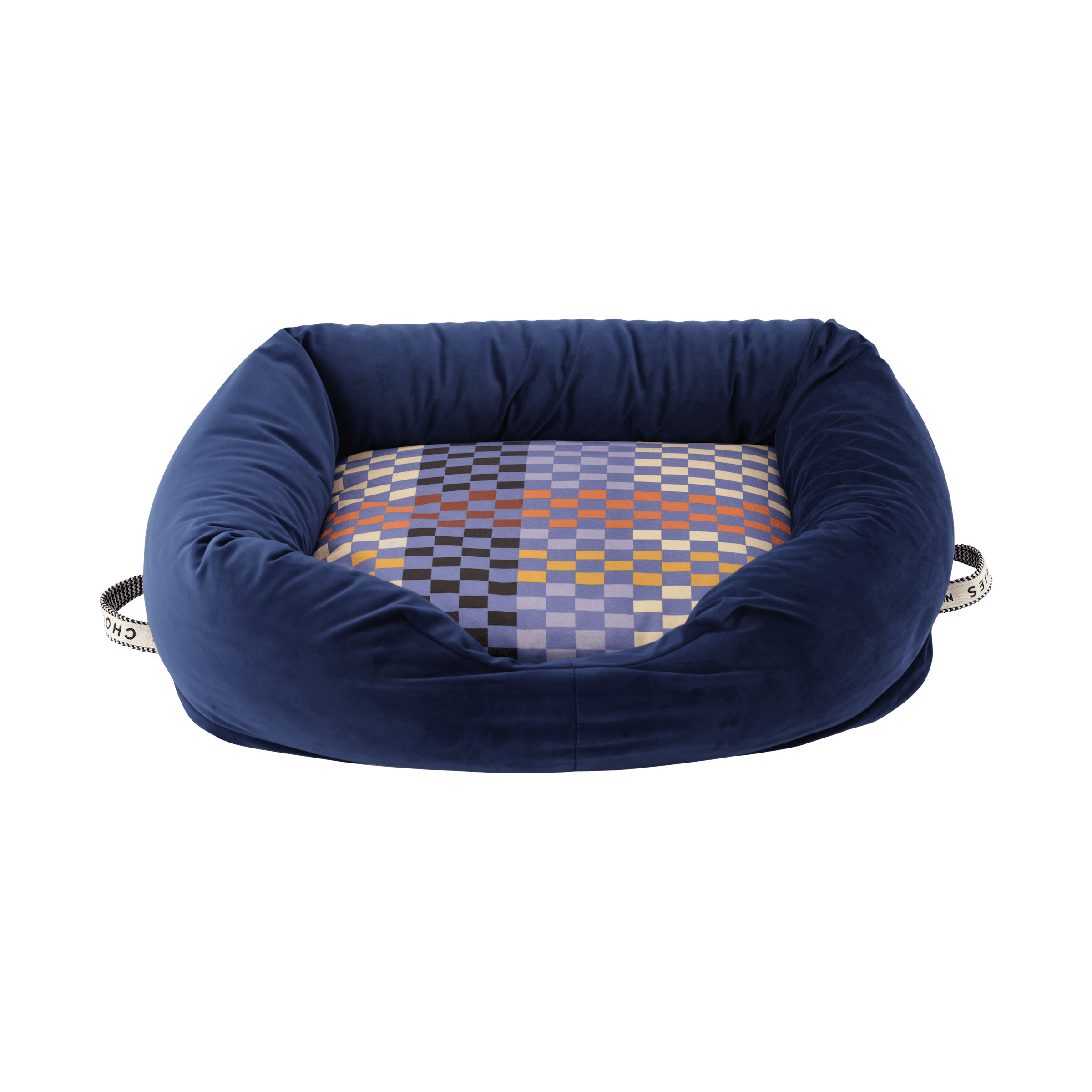 Velvet Dog Bed | Galaxy Blue - Chommies