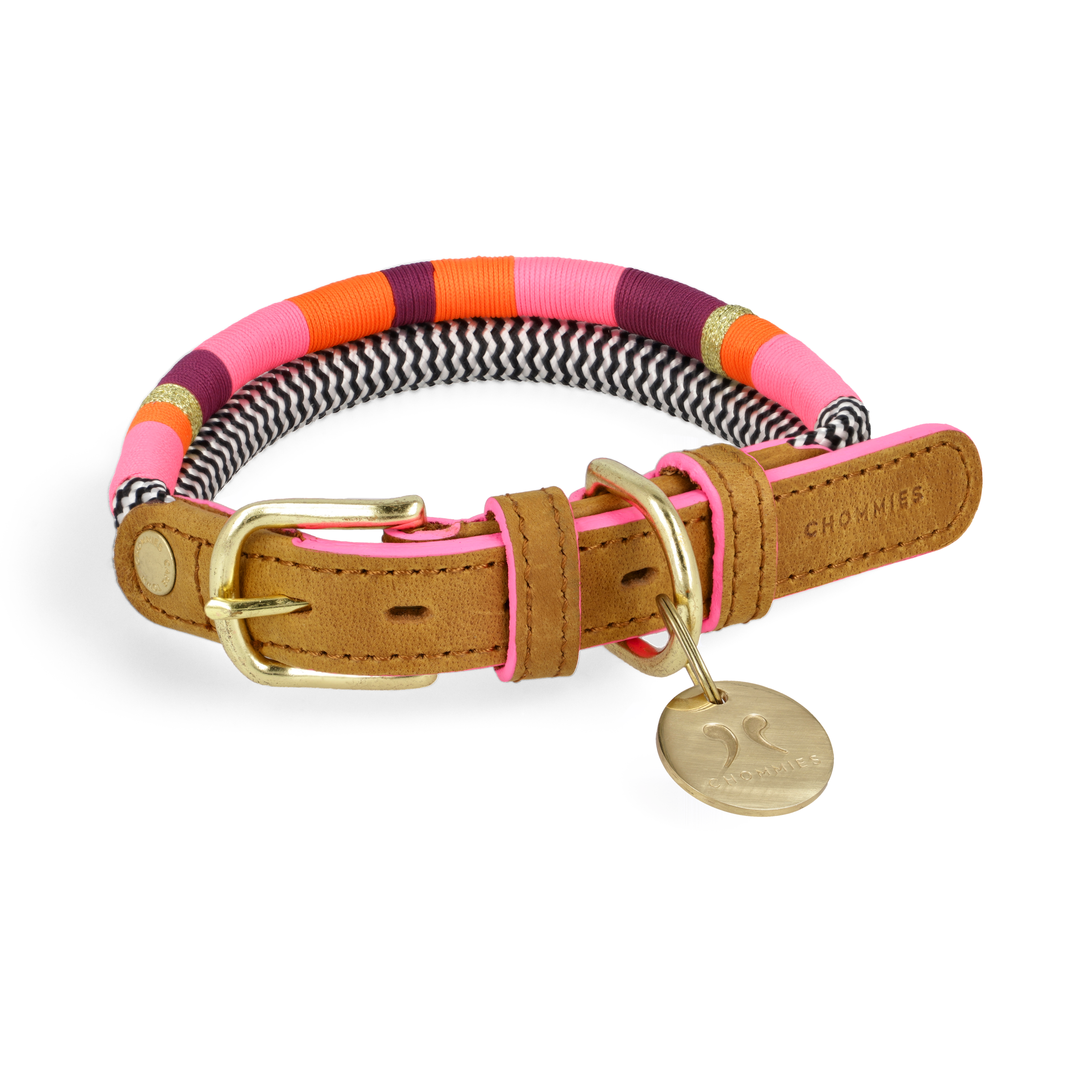 Adjustable Dog Collar | Pink Punk