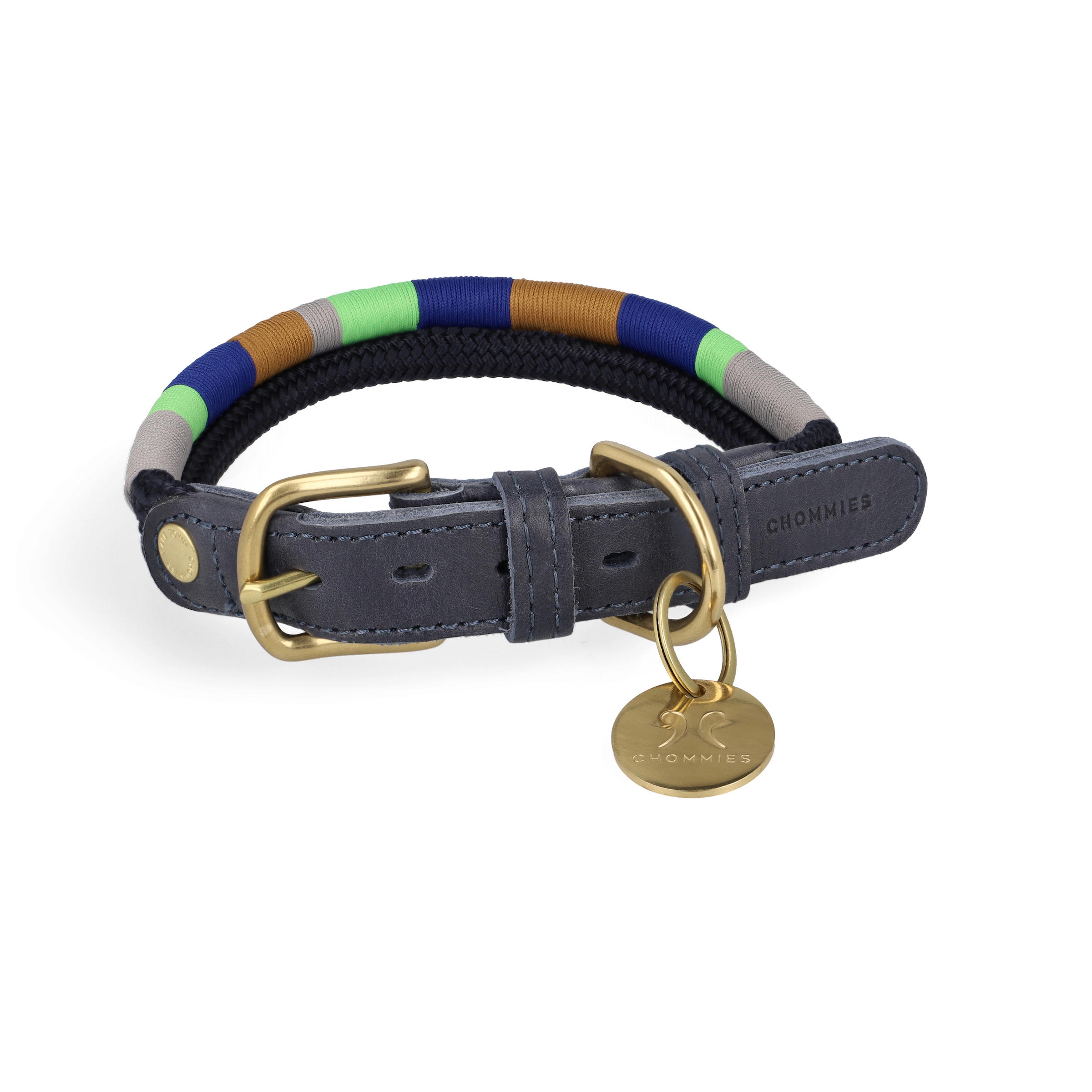 Adjustable Dog Collar | Blue Dory on Navy