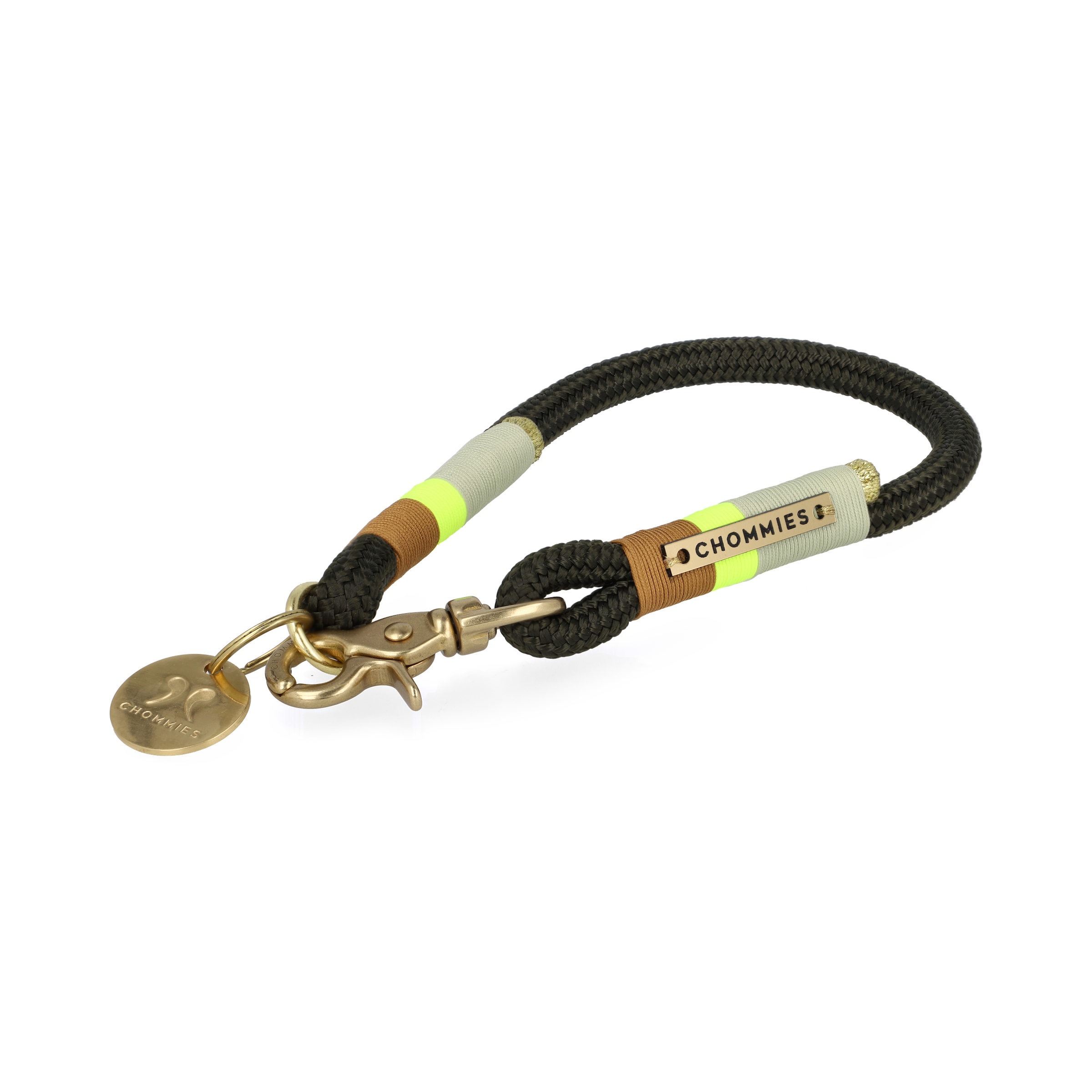 Snap Hook Dog Collar | Camo Glow on Olive