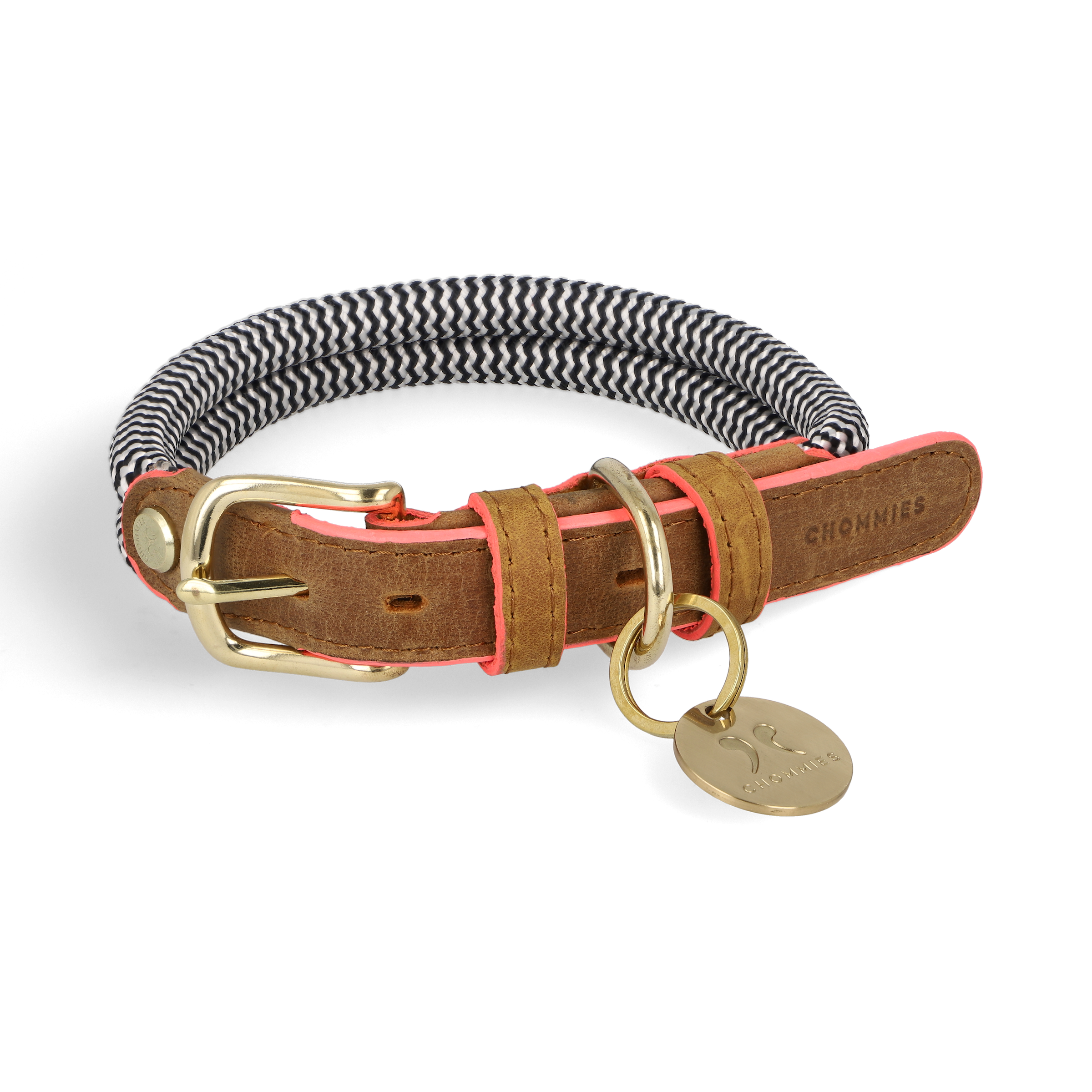 Adjustable Dog Collar | Sandton Coral Edge