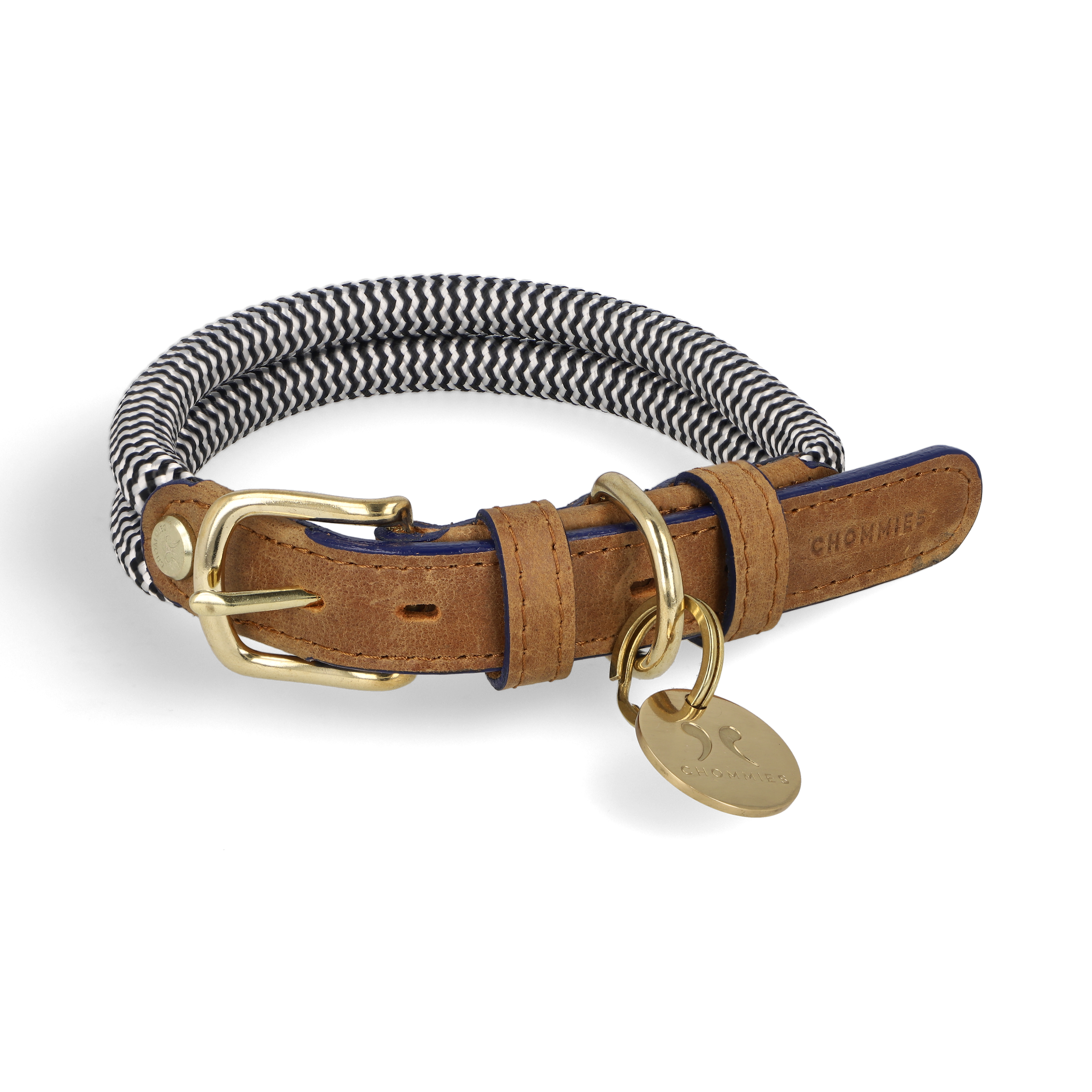 Adjustable Dog Collar | Sandton Blue Edge