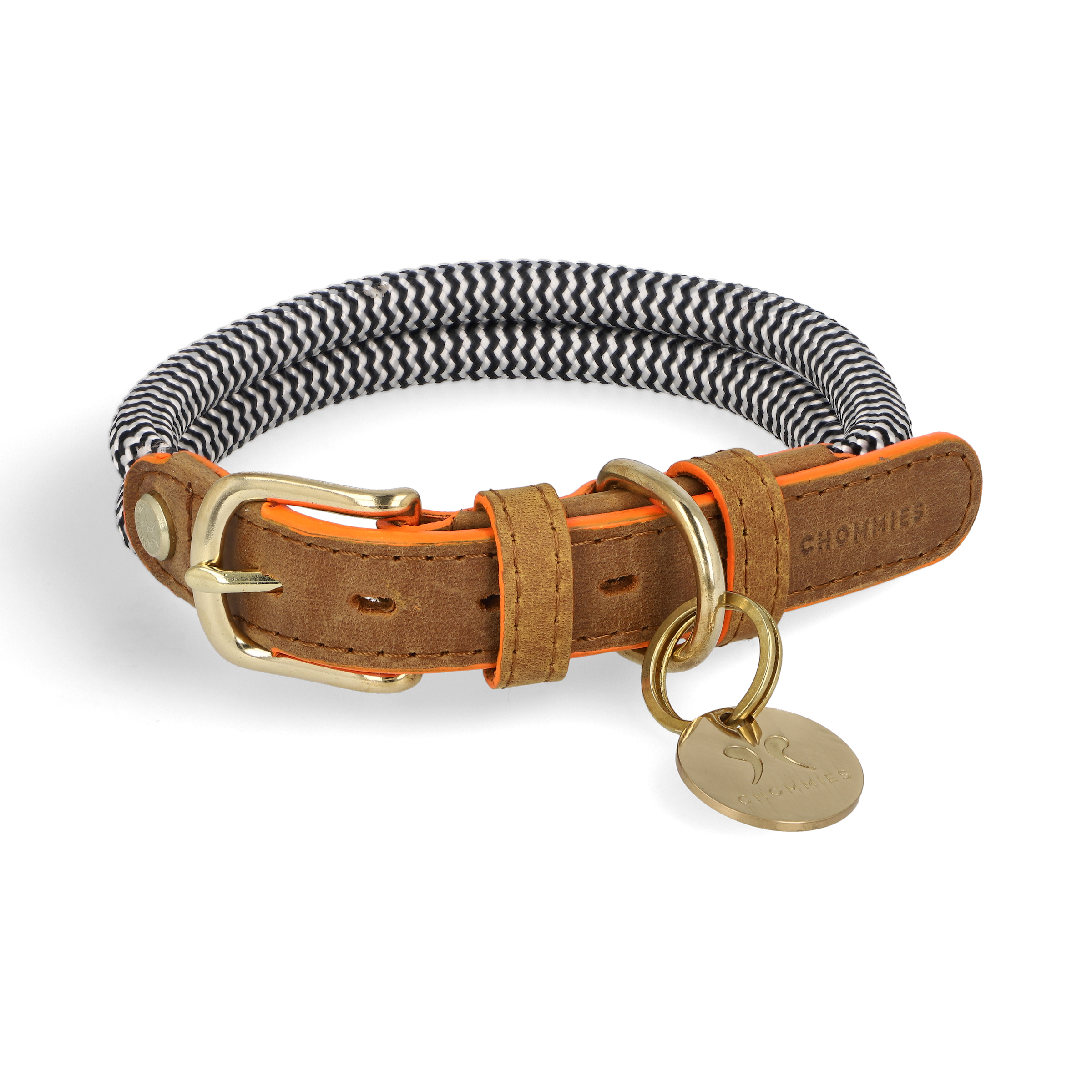 Adjustable Dog Collar | Sandton Orange Edge