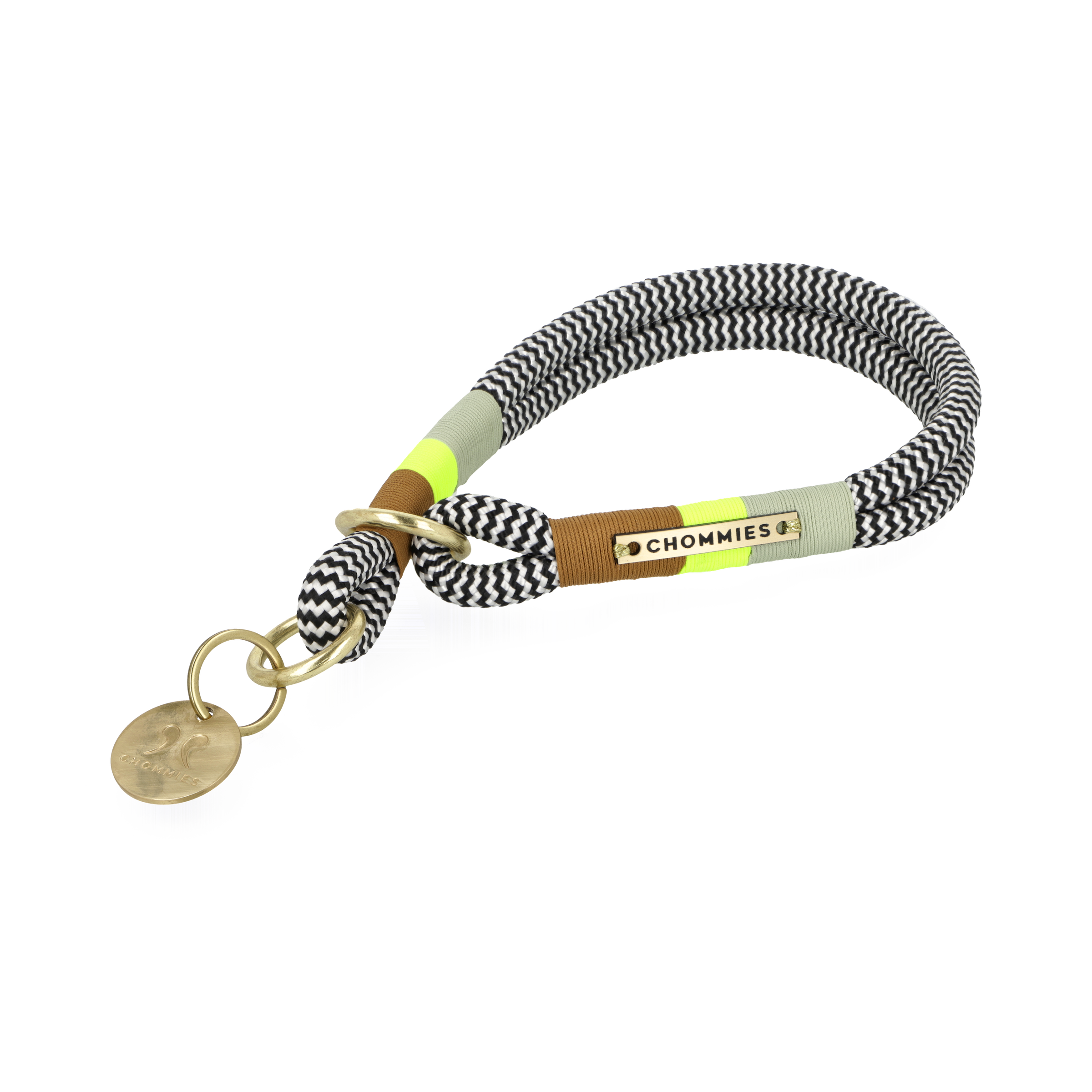 O-Ring Choker Dog Collar | Camo Glow
